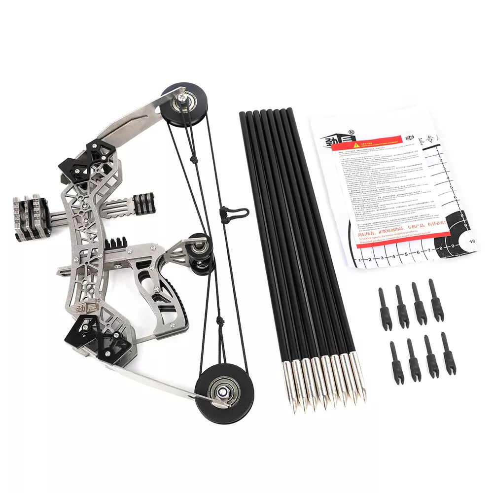 AME ARCHERY 10" Mini Compound Bow Arrows Kit 